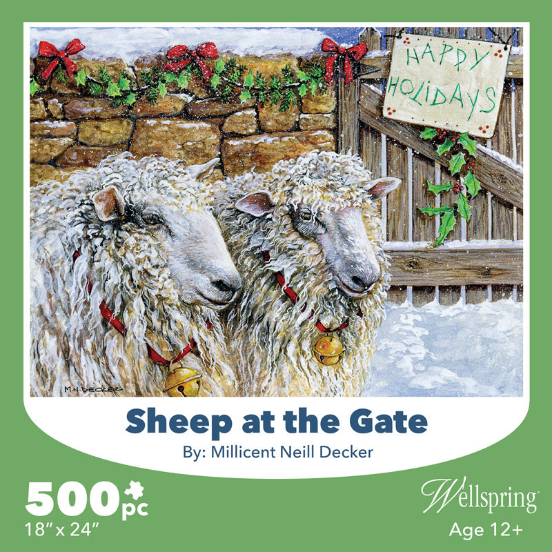 Puzzle - Sheep at the Gate – WellspringGift