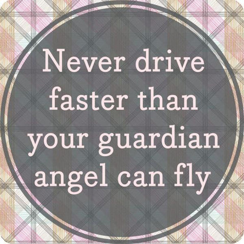 Bumper Sticker - Guardian Angel                             