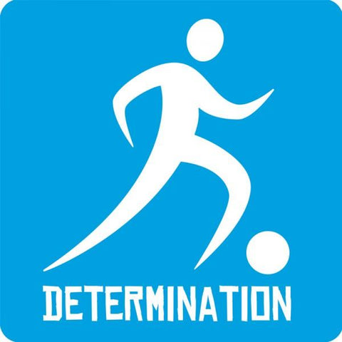 Bumper Sticker - Soccer - Determination                     