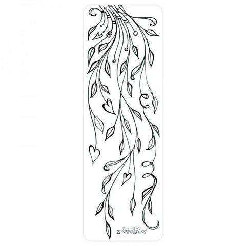 Coloring Bookmark - Leaves