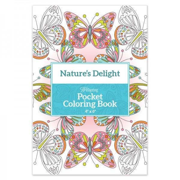  Mini Adult Coloring Book: Pocket Size Nature & Relaxing  Landscapes For Stress & Anxiety Relief: 9798866442454: Mills, Samar: Books